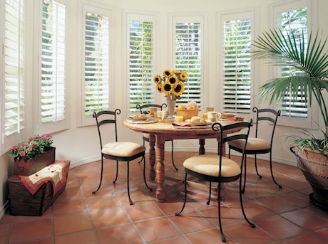 For your dining room: Heritance® shutters